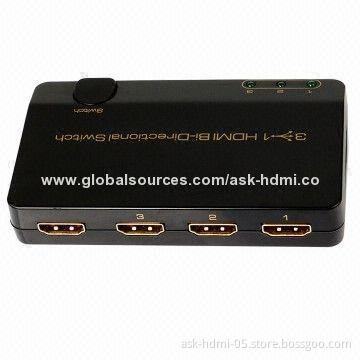 HDMI Bi-direction Switch 3 x 1 and 1 x 3, 50mA Maximum Operating Current